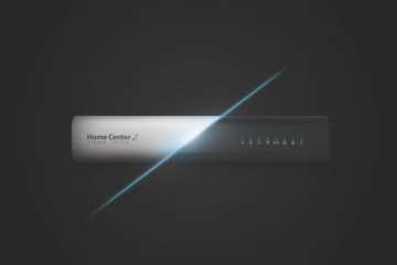 czarna centralka home center 2